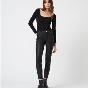 All saints leather pants